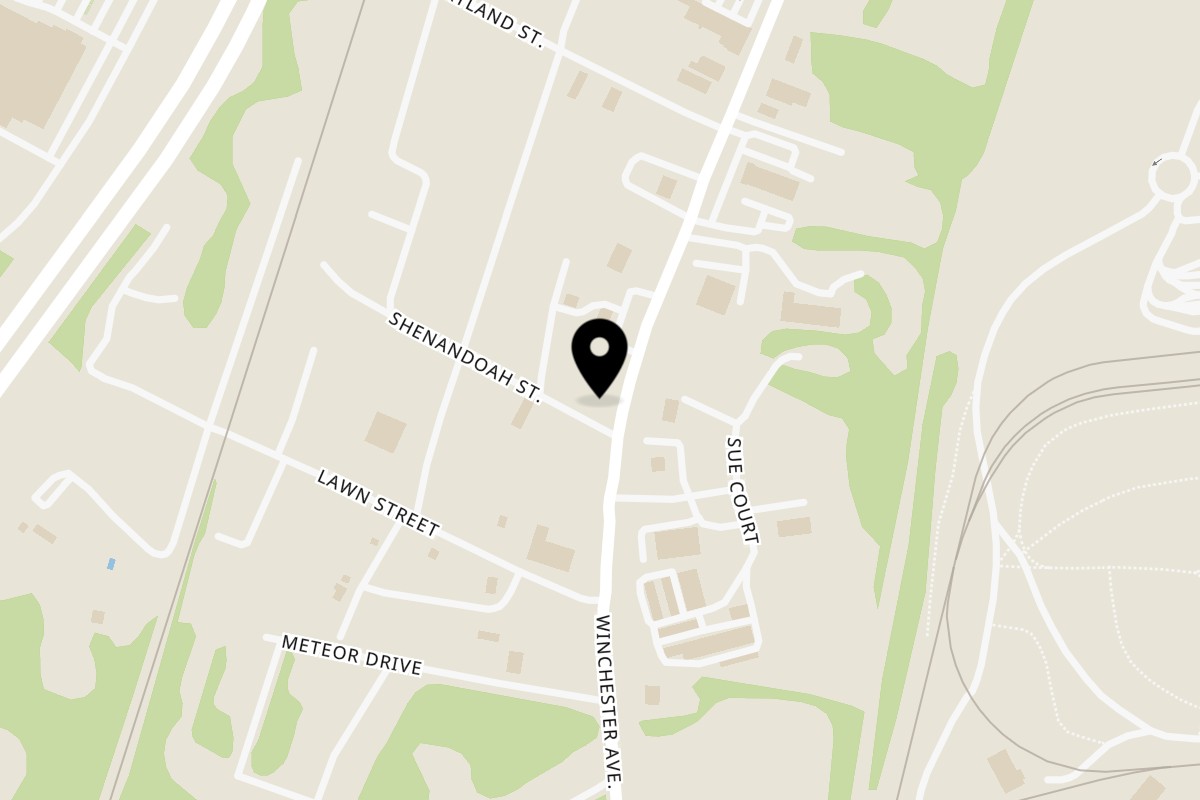 Map showing the location of Cielito Lindo Mexican Food Martinsburg on 1291 Winchester Ave in Martinsburg